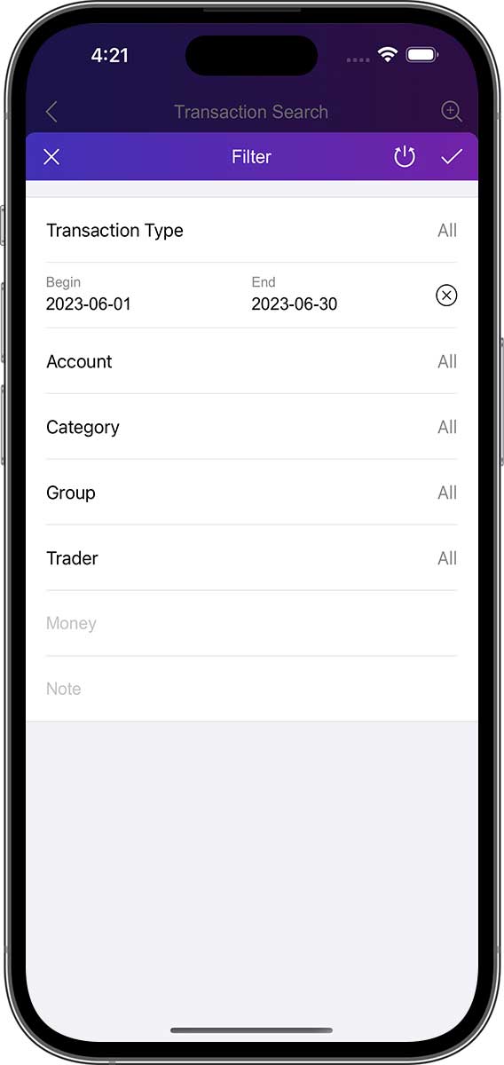 DayCost 2 - Search - iPhone