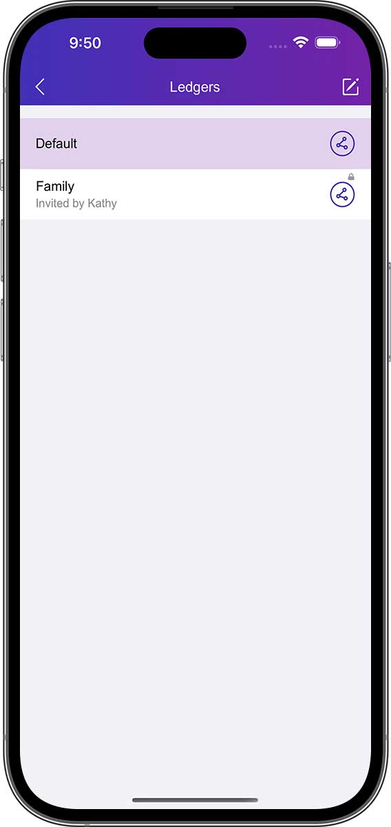 DayCost 2 - Settings - iPhone
