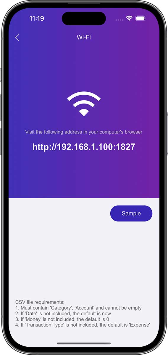 DayCost 2 - Settings - iPhone